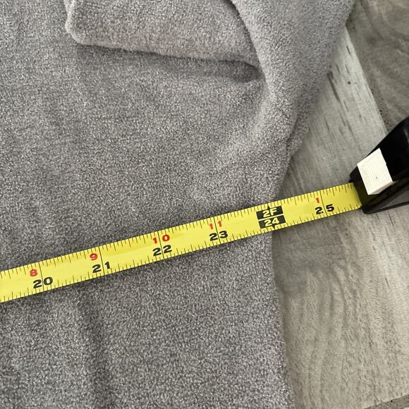 Barefoot Dreams Women's Pullover Sweater Cozychic Lite Size L Gray Scoop Neck - Picture 5 of 8